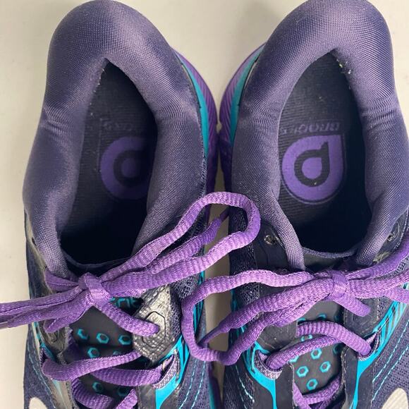 Women's Brooks Pure Grit 5 Trail Running Shoes Purple Black Size 8.5 Hiking - Picture 5 of 16